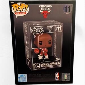 Funko Pop! Exclusive Die-Cast Michael Jordan #11 Red Chicago Bulls Jersey